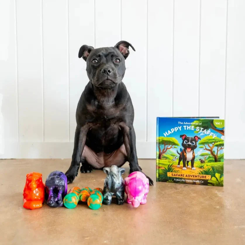 Happy the Staffy Safari Adventure Book