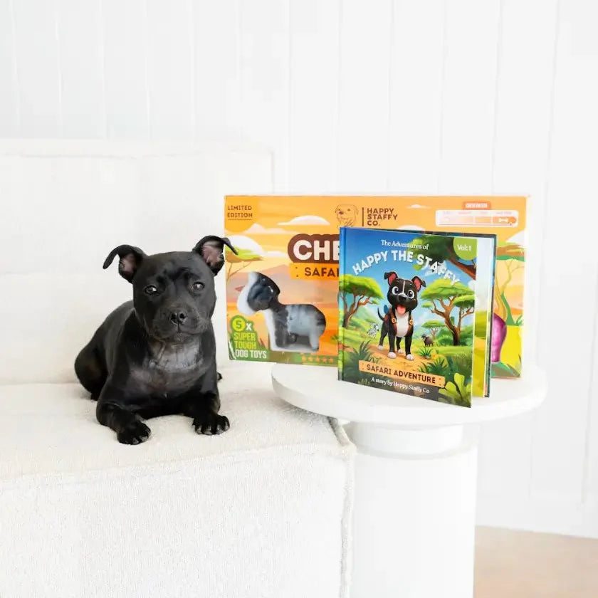 Happy the Staffy Safari Adventure Book