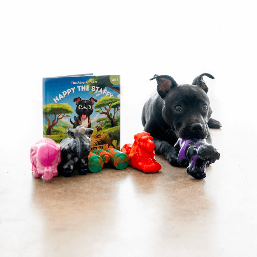 Happy the Staffy Safari Adventure Book
