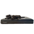 Orthopedic Memory Foam Bed + Pullover Blanket Cover